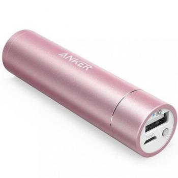 პორტატული დამტენი ANKER 3350MAH (A1104051) PINK