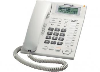 სტაციონალური ტელეფონი Panasonic KX-TS2388UAW SP-Phone, Caller ID